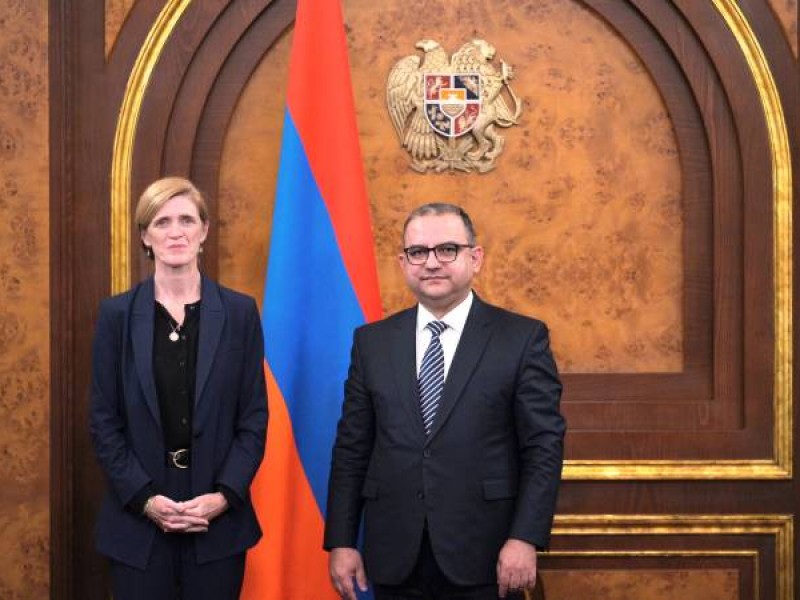 Вице-премьер обсудил с Самантой Пауэр и Юри Ким ситуацию в Нагорном Карабахе
