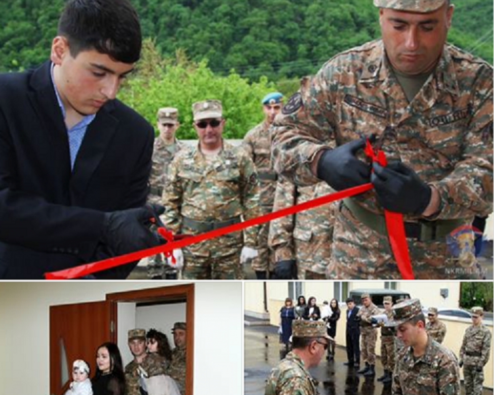 Военнослужащие в Арцахе получили жилищные сертификаты