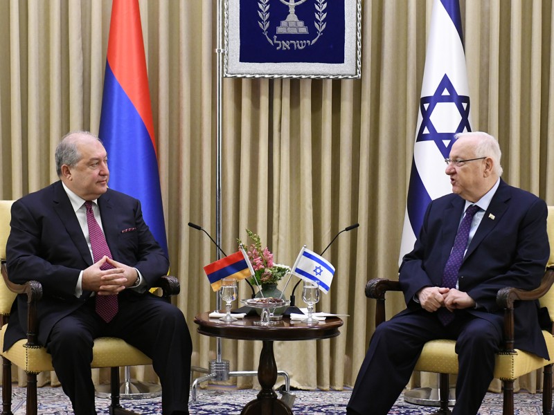 Армен Саркисян призвал президента Израиля немедленно прекратить поставки оружия Баку