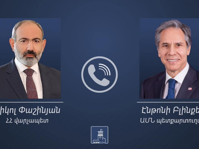  Никол Пашинян и Энтони Блинкен обсудили ситуацию в Нагорном Карабахе 