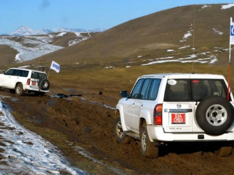 Миссия ОБСЕ провела плановый мониторинг на границе Арцаха и Азербайджана