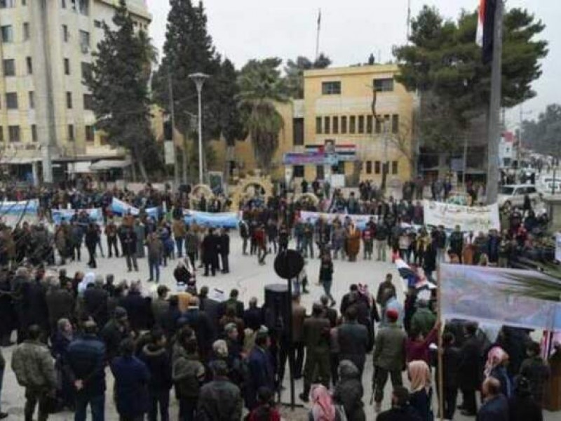 Курды с помощью оружия разогнали акцию протеста сторонников Асада в Хасаке 