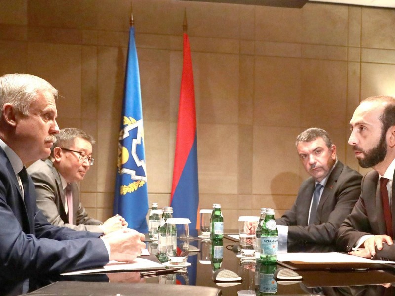 Мирзоян и Зась обсудили ситуацию с проникновением ВС Азербайджана на территорию Армении
