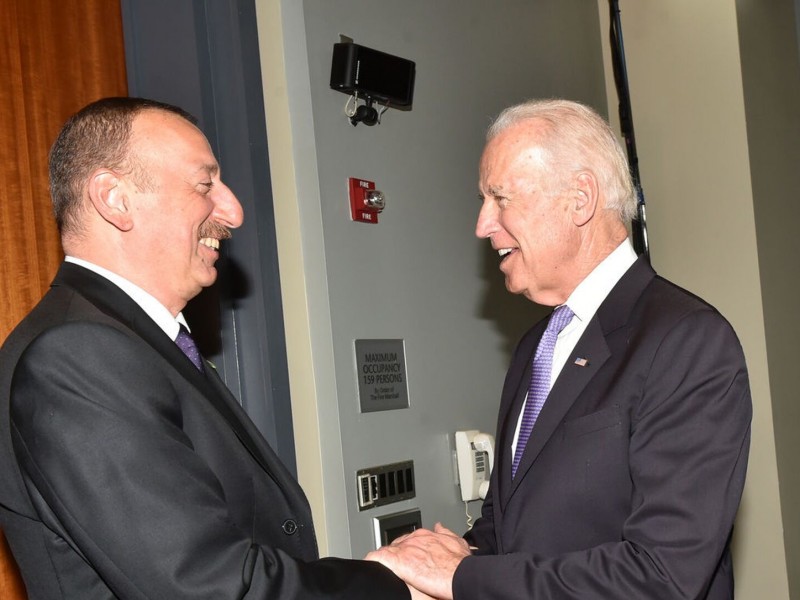 Байден в письме Алиеву отметил важность двусторонних отношений между США и Азербайджаном