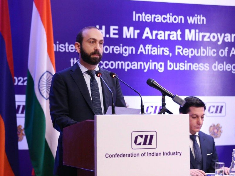 Армения и Индия могут наладить сотрудничество почти во всех отраслях экономики - Мирзоян 