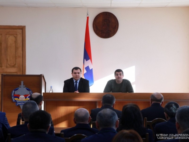 Араик Арутюнян представил новоизбранного генерального прокурора Гургена Нерсисяна