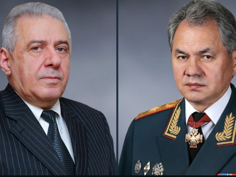 Հարությունյանն ու Շոյգուն քննարկել են Հայաստանի անվտանգային խնդիրների լուծման ընթացքը