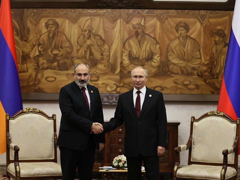 Россия остаётся ведущим торгово-экономическим партнёром Армении - Путин