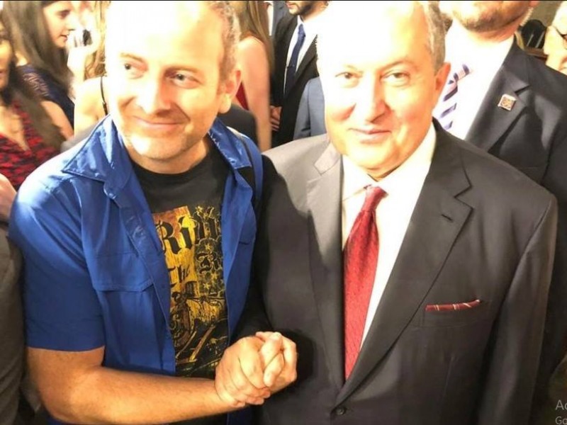 Ալեքսանդր Լապշինը Վաշինգթոնում ծանոթացել է նախագահ Արմեն Սարգսյանի հետ