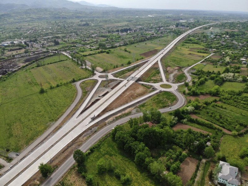 В Грузии открыли еще один дорожный участок инфраструктурного «проекта века»