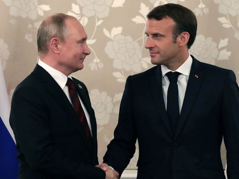 Какие темы обсудят Путин и Макрон на встрече
