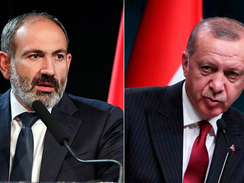 СМИ: Эрдоган обсудит с Пашиняном нормализацию отношений Турции и Армении