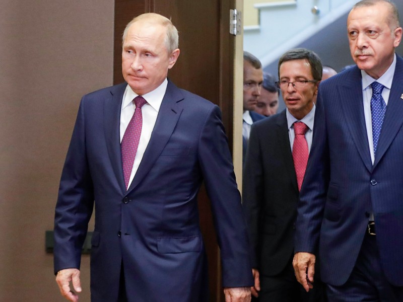 Путин рассказал Эрдогану об итогах встречи с Пашиняном и Алиевым