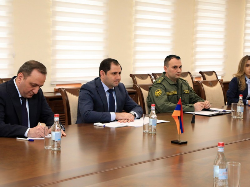 Министр обороны встретился с главой офиса СЕ в Армении