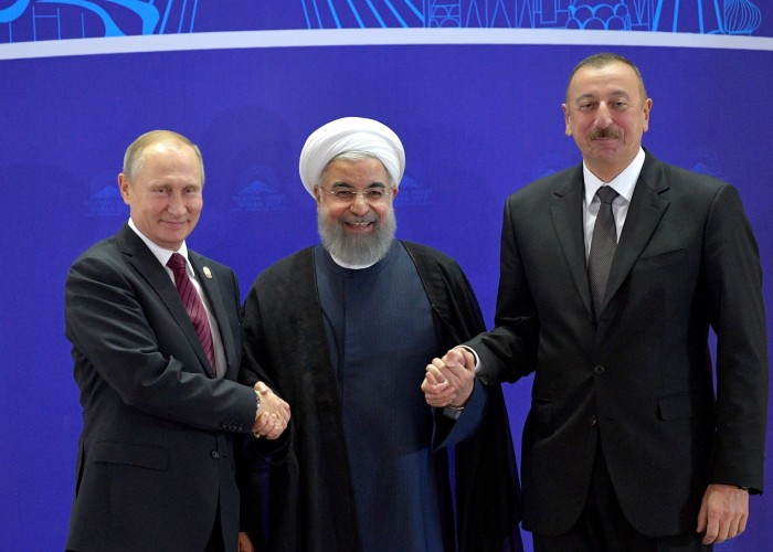 Посол РФ анонсировал встречу Алиева, Путина и Роухани в России 