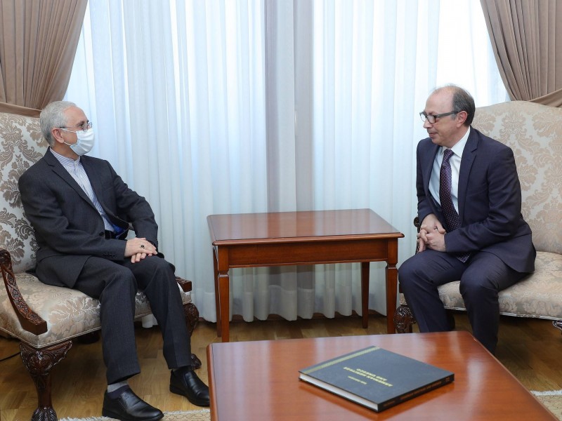 Ара Айвазян обсудил с послом Ирана в Армении вопросы региональной безопасности