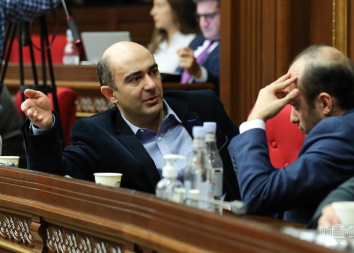 «Просвещенная Армения» намерена созвать внеочередное заседание парламента