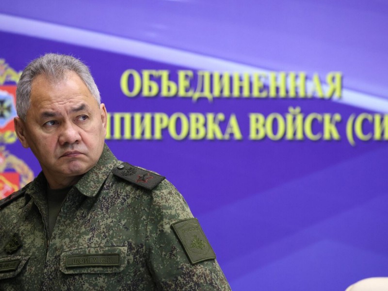 Шойгу: Военный ресурс Украины почти полностью исчерпан