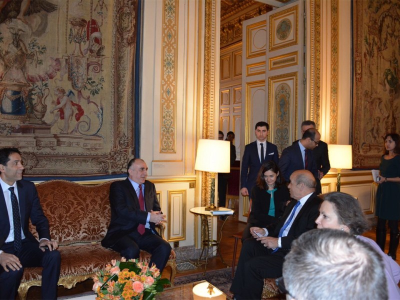 Ադրբեջանի և Ֆրանսիայի ԱԳՆ-ները քննարկել են ղարաբաղյան հակամարտությունը