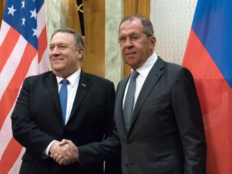 Помпео обсудит с Лавровым в Вашингтоне ситуацию в Сирии и Украине 