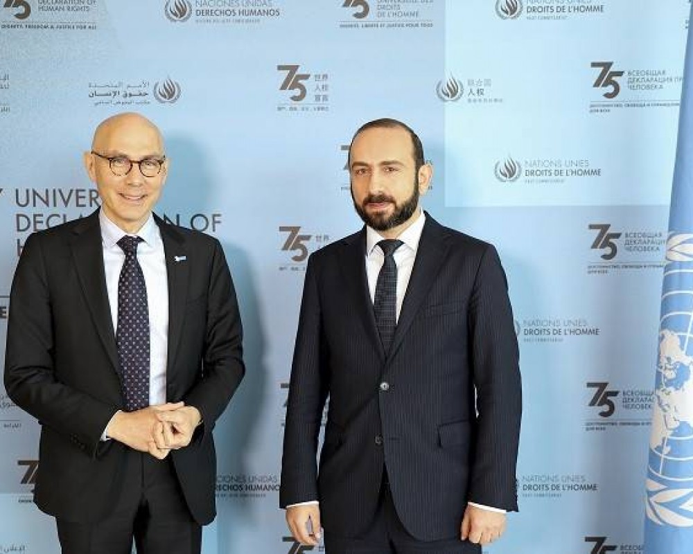Арарат Мирзоян встретился с Верховным комиссаром ООН по правам человека