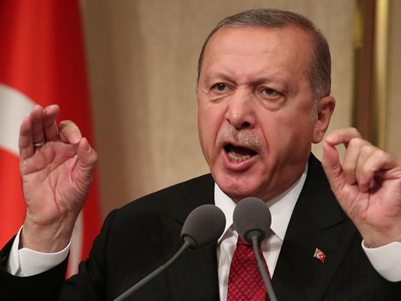 Эрдоган приказал заморозить счета глав Минюста и МВД США