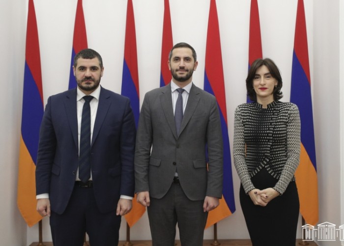 Рубинян принял председателя Kомиссии по евроинтеграции парламента Грузии