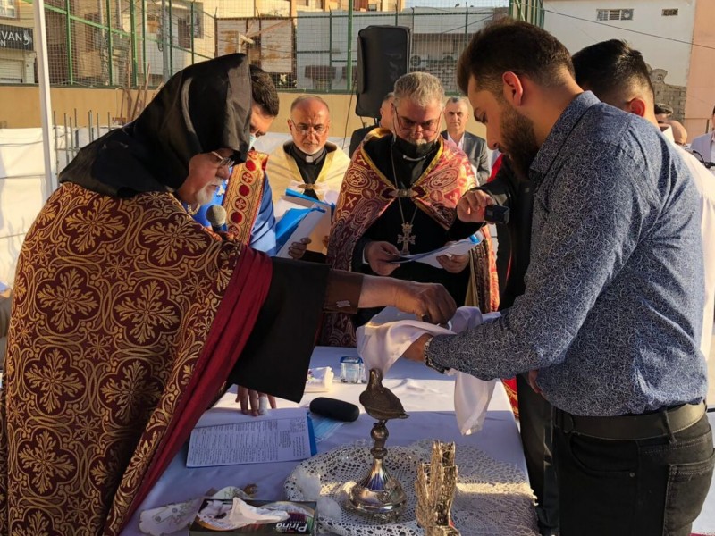 Հայկական եկեղեցու հիմնարկեքի արարողություն՝ Իրաքյան Զախո քաղաքում