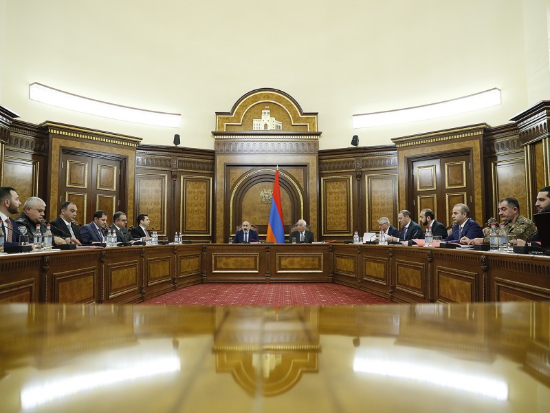 Никол Пашинян провел очередное заседание Совбеза Армении