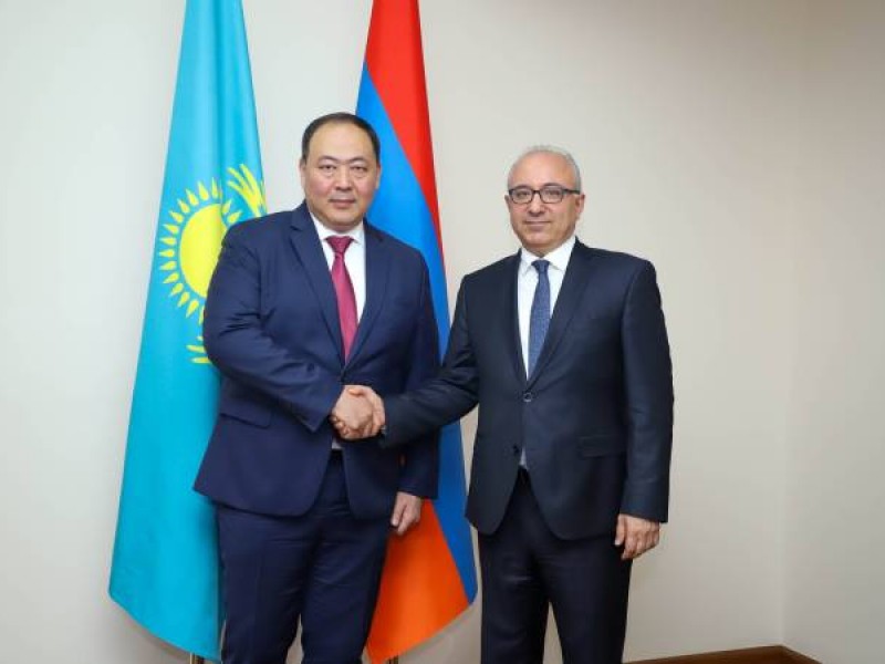 Состоялись консультации между внешнеполитическими ведомствами Армении и Казахстана