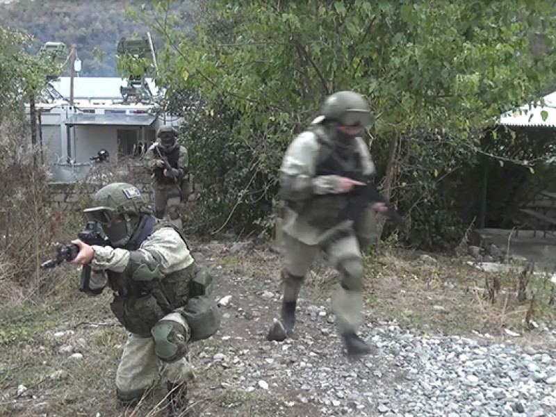В Карабахе с российскими миротворцами проведена тренировка на всех наблюдательных постах