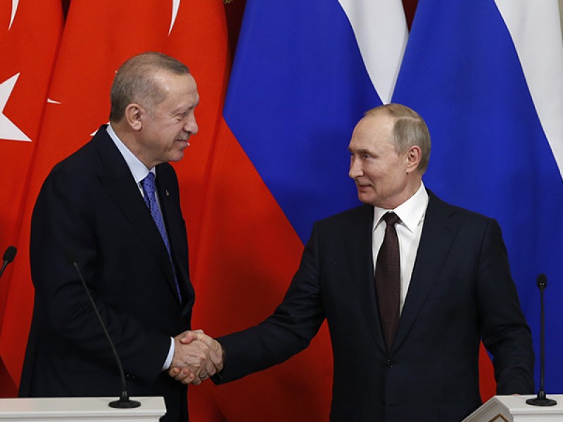 Песков: встреча Путина и Эрдогана пройдет после выборов президента России