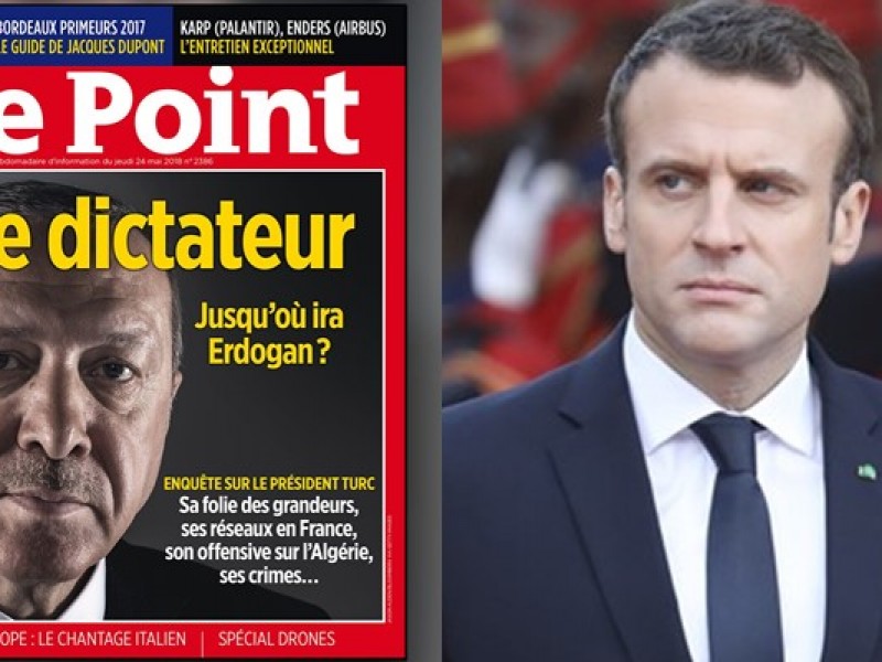 Президент Франции поддержал Le Point, назвавшую Эрдогана диктатором