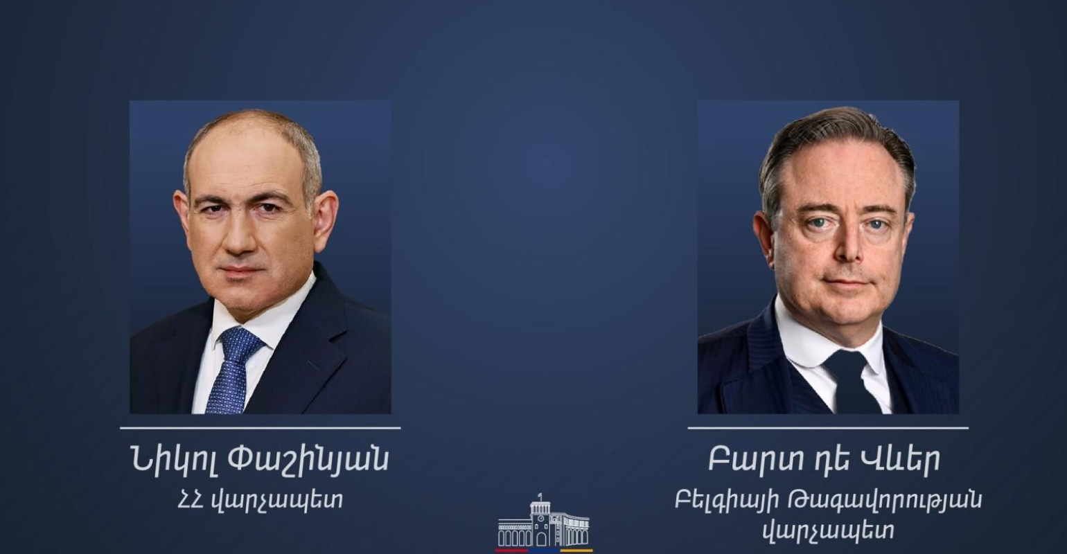 Никол Пашинян направил поздравительное послание премьер-министру Бельгии