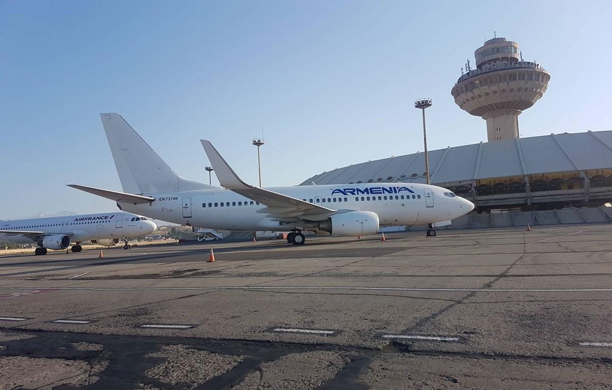 Комитет гражданской авиации Армении сообщает о двух вывозных рейсах