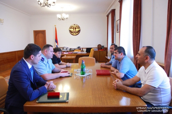 Араик Арутюнян принял председателя Следственного комитета Армении