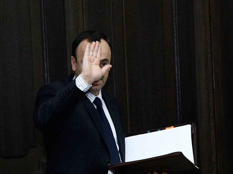 Председатель Конституционного суда Грайр Товмасян выступил с заявлением 