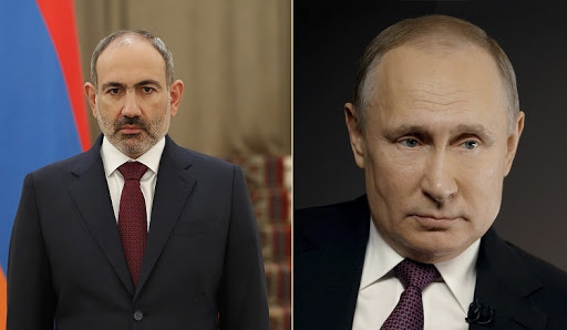 Никол Пашинян обсудил с Владимиром Путиным ситуацию на армяно-азербайджанской границе