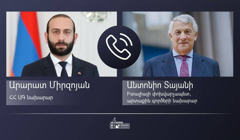 Արարատ Միրզոյանն ու Իտալիայի ԱԳ նախարարը քննարկել են տարածաշրջանային անվտանգության հարցեր