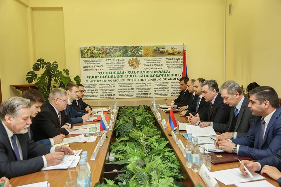 Հայաստանի և Ռուսաստանի գյուղնախարարություններն ակտիվացնում են համագործակցությունը