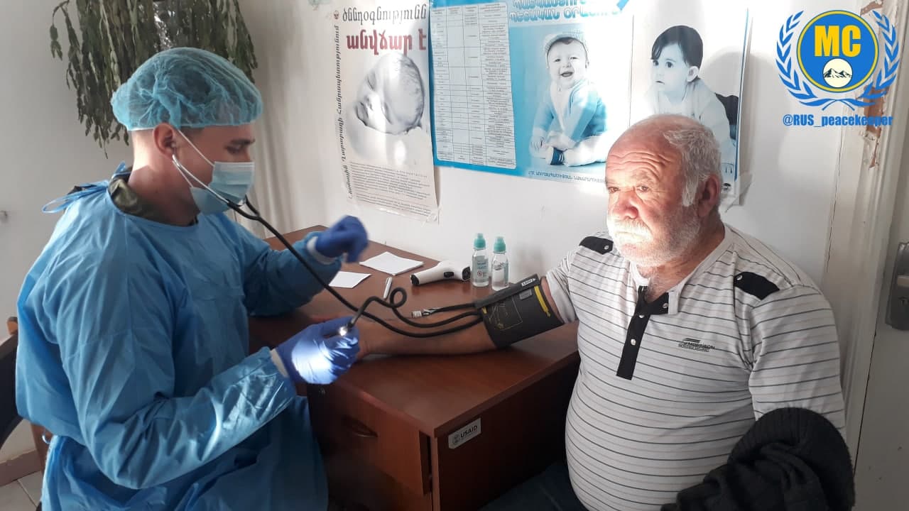 Более 800 жителей Нагорного Карабаха получили медпомощь в госпитале Минобороны России