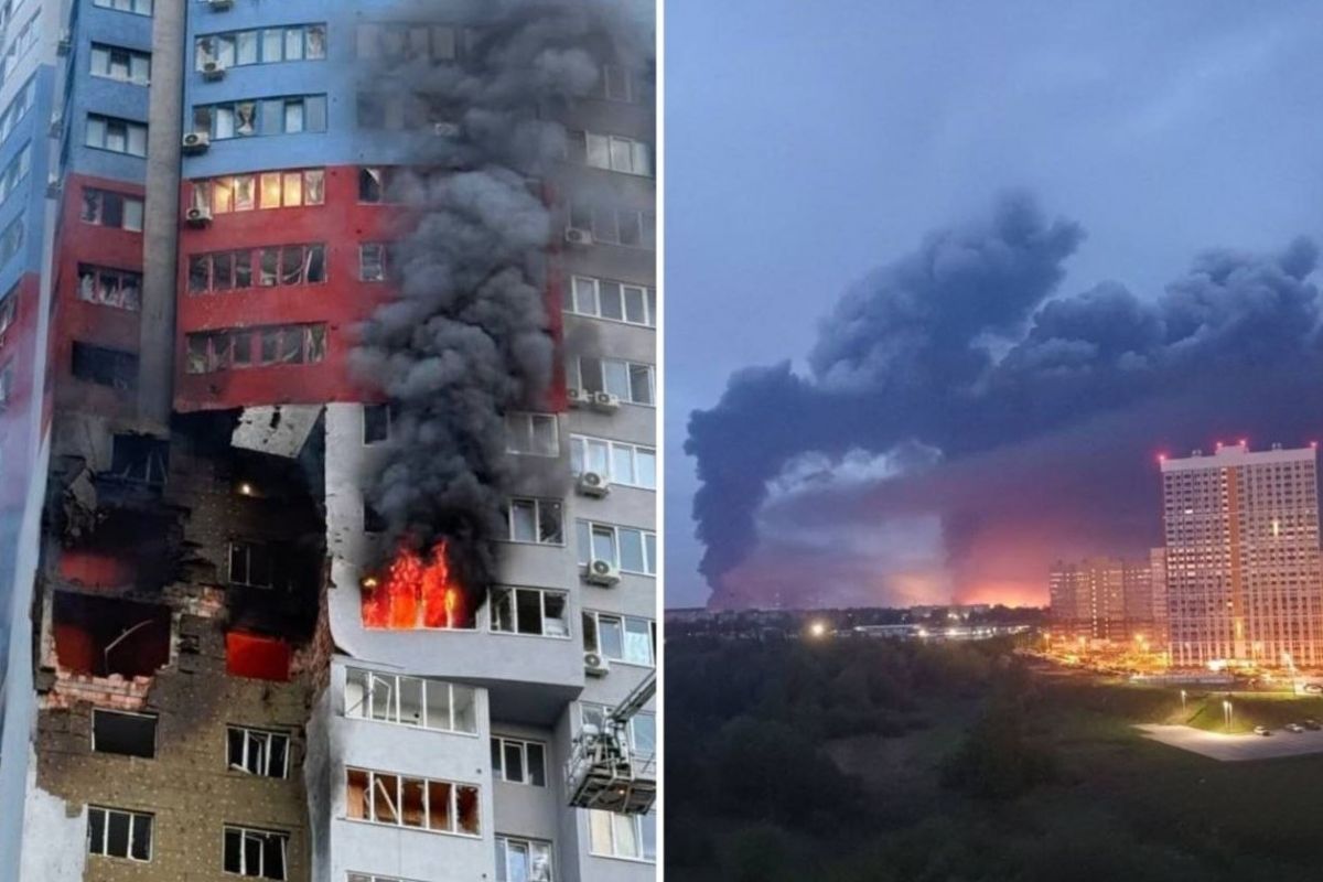В Рязани три человека погибли и 12 пострадали при атаке БПЛА