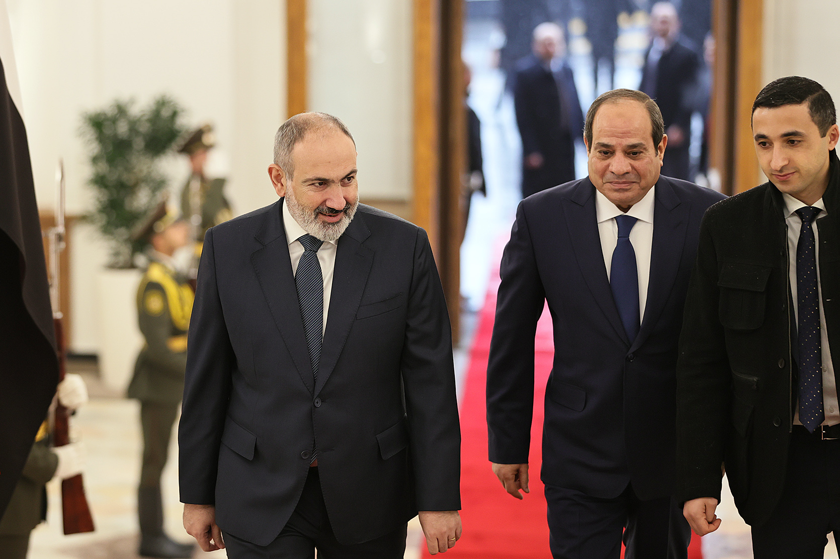 Пашинян и Ас-Сиси обсудили ряд вопросов дальнейшего развития армяно-египетских отношений