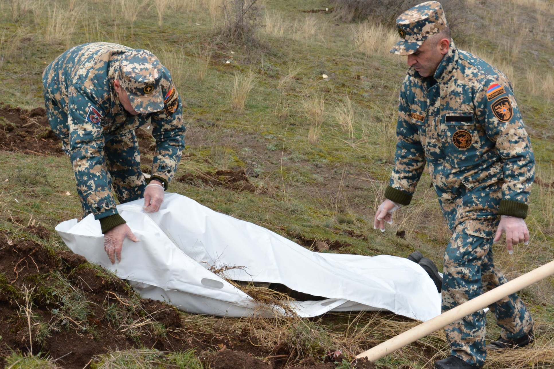 В Джраканском районе было обнаружено еще два тела армянских военнослужащих