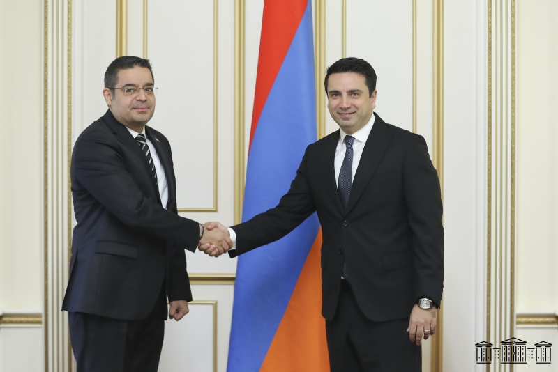 Ален Симонян и посол Сирии в Армении коснулись деструктивной роли Турции в регионе