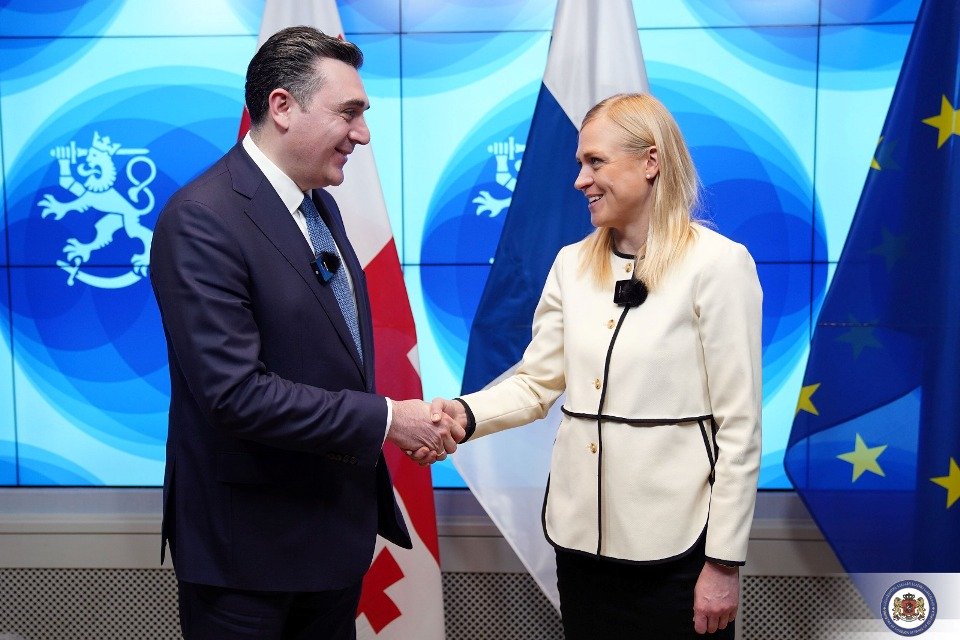 Грузия и Финляндия обсудили двустороннее сотрудничество и вопросы интеграции в ЕС