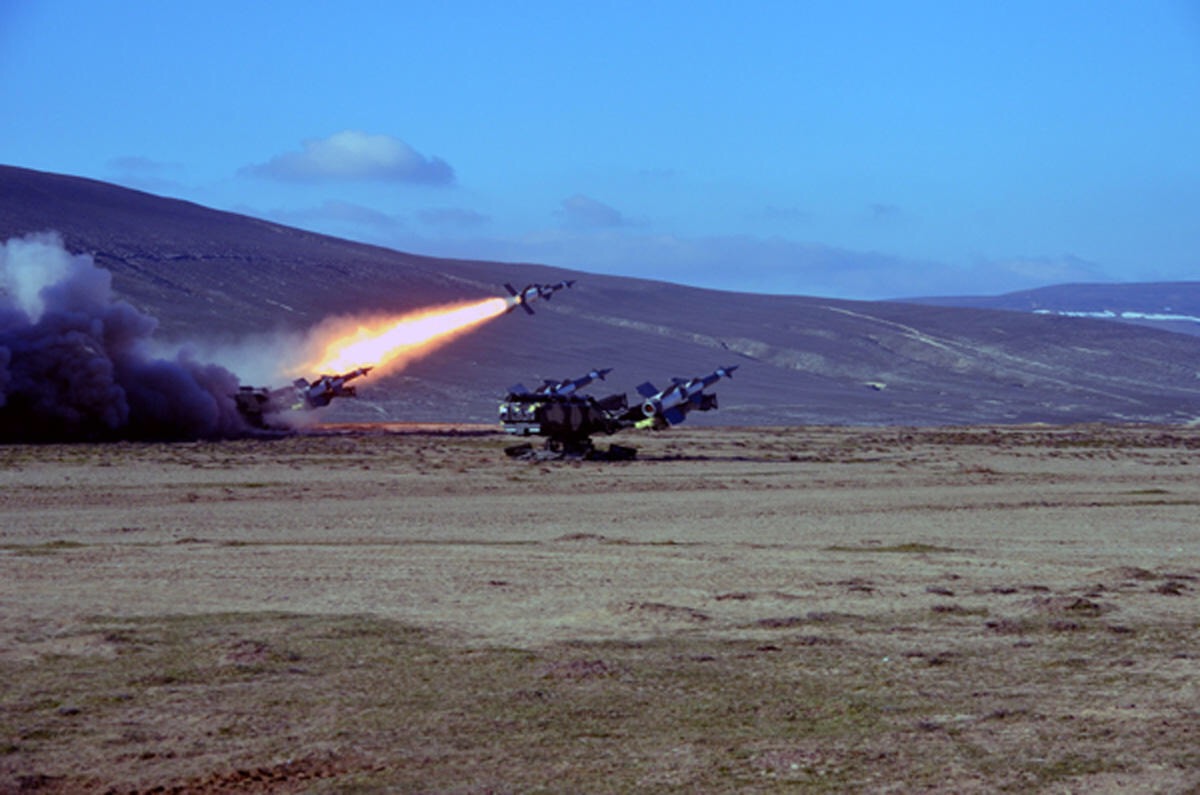 Проведены тактико-специальные занятия ПВО Азербайджана