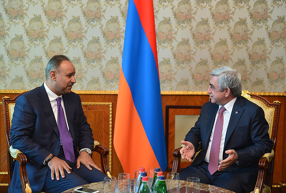 Посол Кувейта попрощался с президентом Армении 