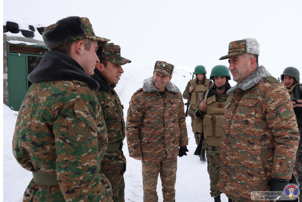 ԳՇ պետը այցելել է հանրապետության արևելյան սահմանագոտի