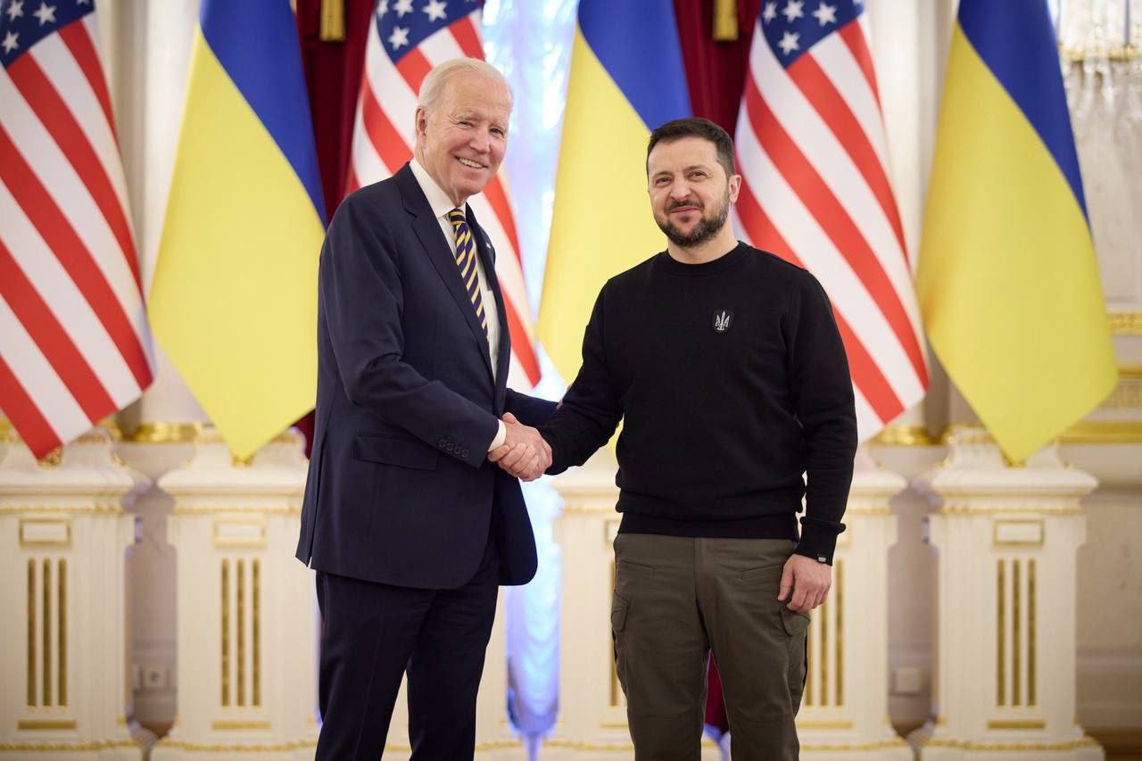Байден в Киеве: Украина получит новый пакет военной помощи на полмиллиарда долларов 